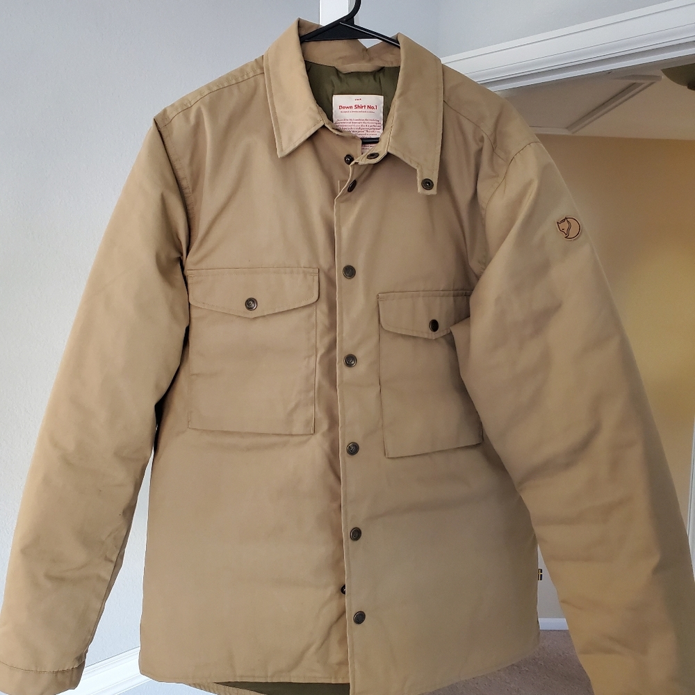Fjallraven Down Shirt Jacket No. 1, Sand